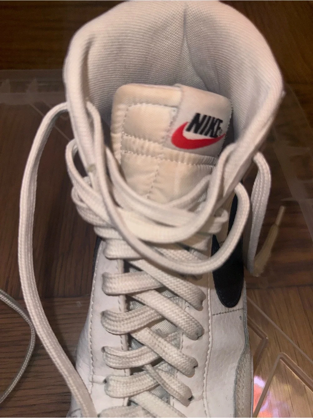 Nike White High-Top Sneakers